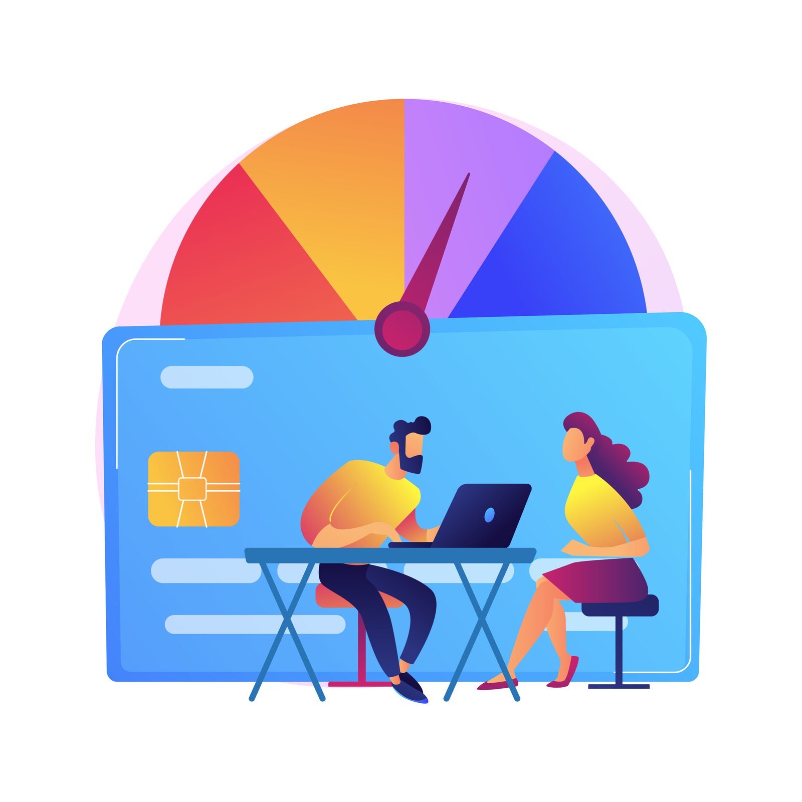 Paying ability. Creditor and borrower shaking hands. Deal gesture, trust level. Bank operation, financial transaction, successful arrangement. Vector isolated concept metaphor illustration